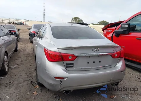 2015 Infiniti Q50 из США, поврежденный, VIN JN1BV7AP4FM334065